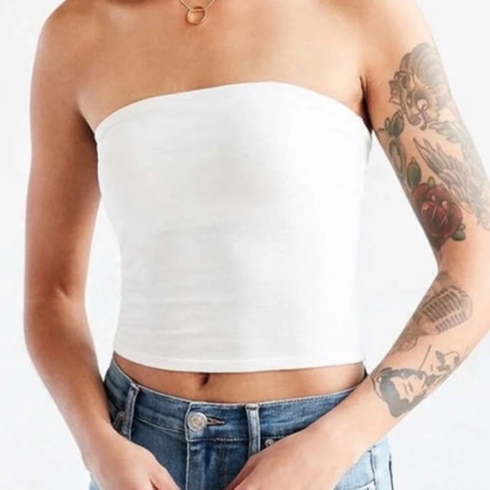 NWT - UO Black and White Tube Top